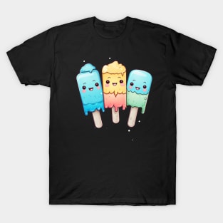 Cute Kawaii Popsicles T-Shirt